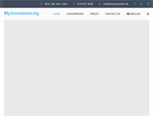 Tablet Screenshot of myaccountant.org